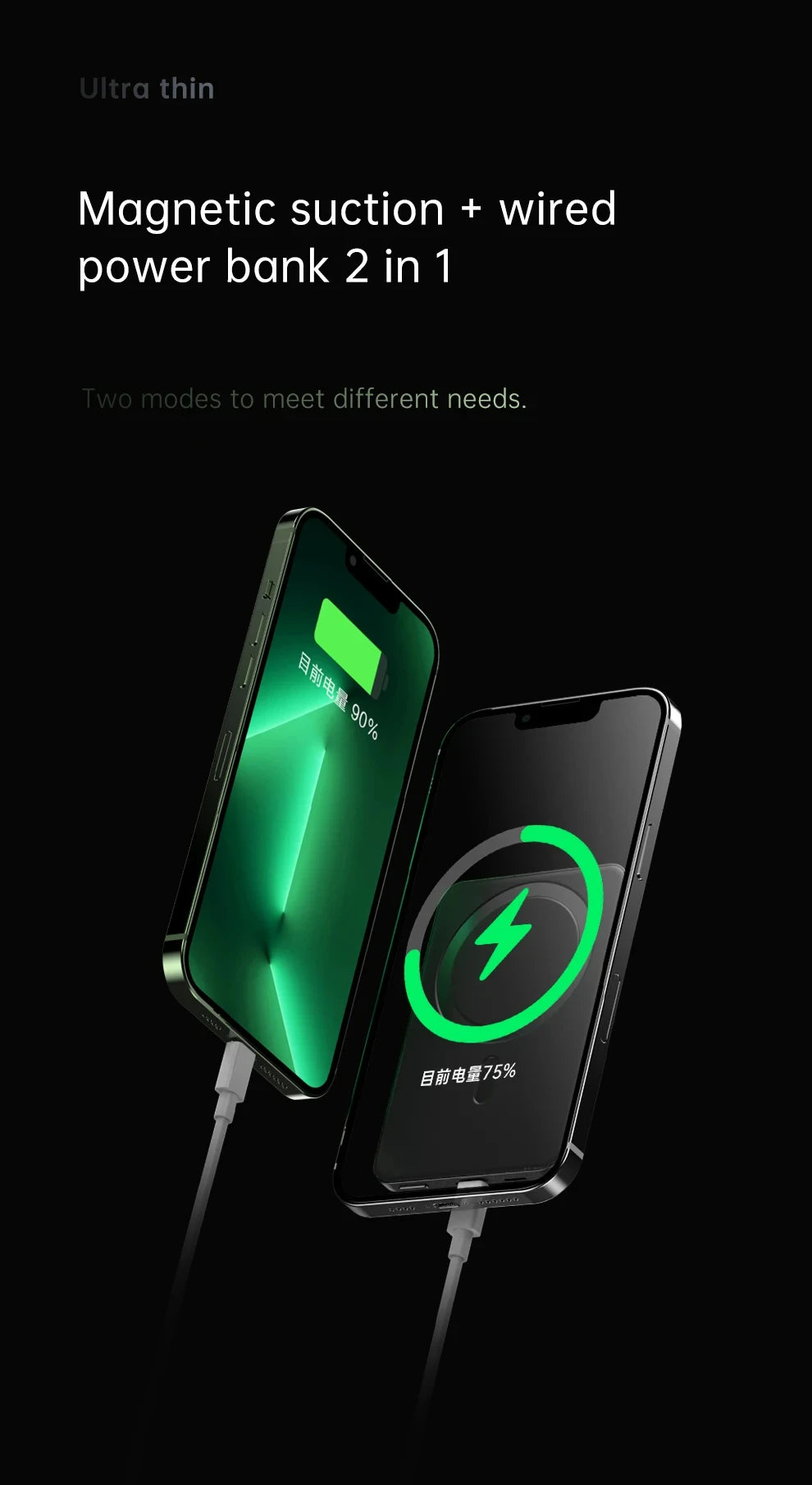 Magnetic 100,000mAh Wireless Powerbank