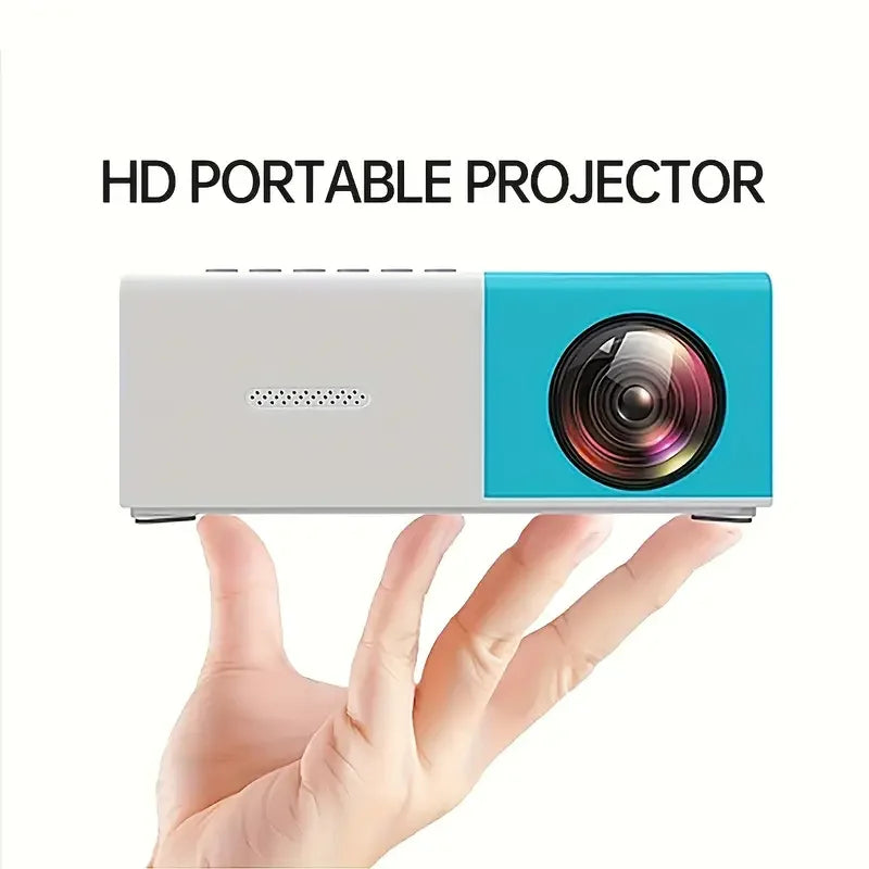 Mini HD Portable Projector for movies, gaming, and presentations