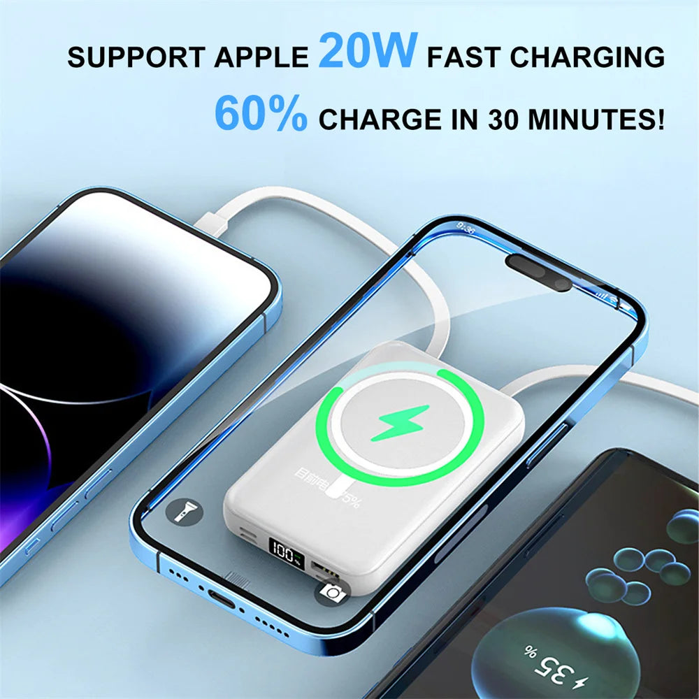 Magnetic 10,000mAh Wireless Charger
