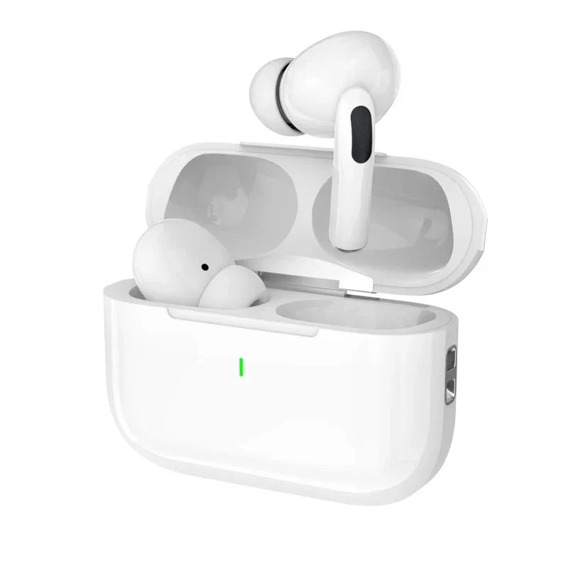 Air Pro Bluetooth Earbuds with charging case and noise cancellation