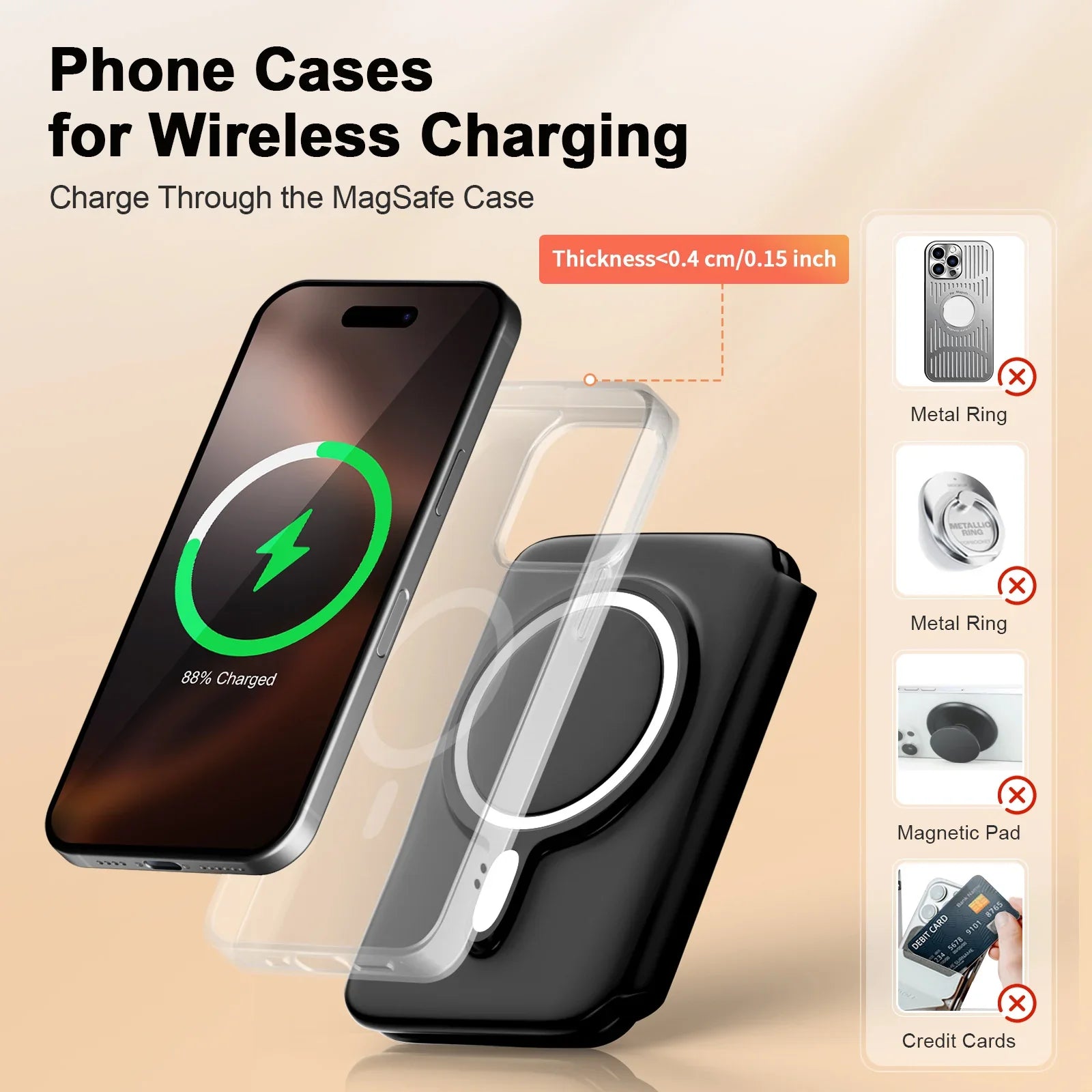 3-in-1 Magnetic Wireless Charger for iPhone, Watch, and AirPods