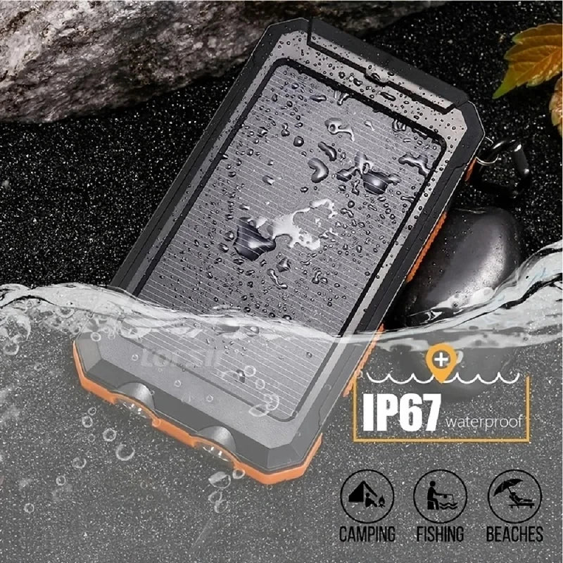 TUODES 20,000mAh Solar Powerbank