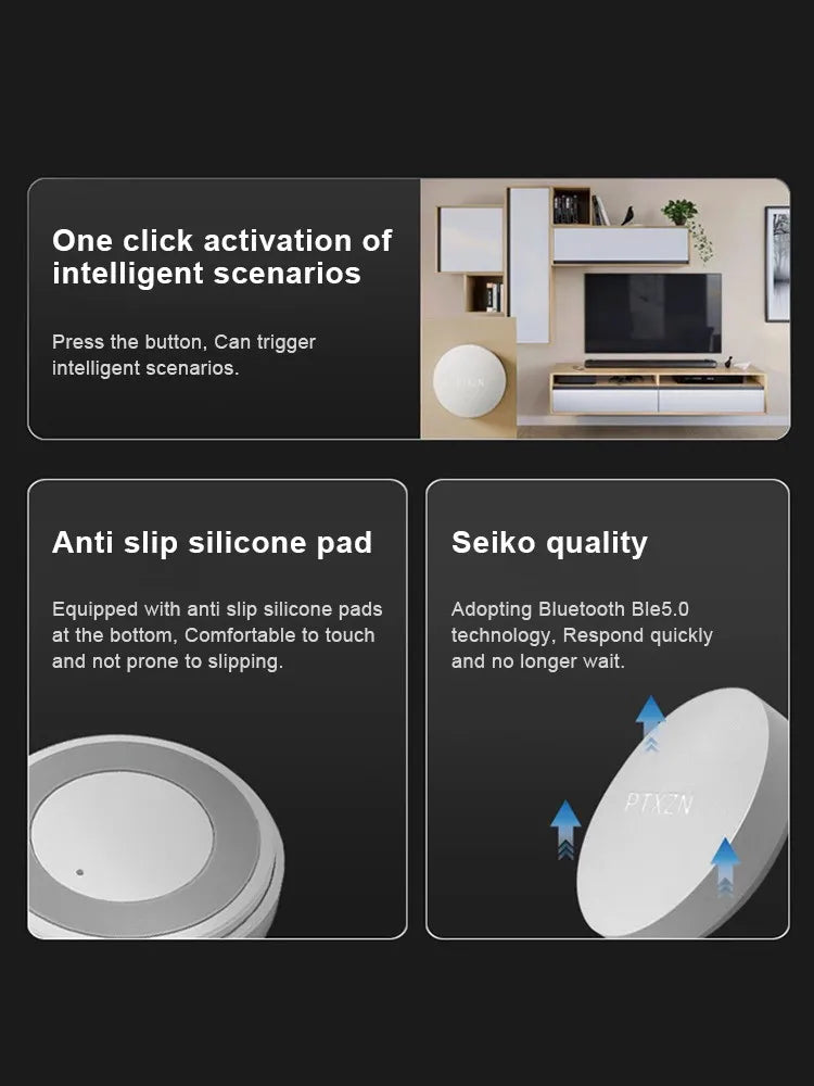 PTX Smart Wireless Switch with Wi-Fi and touch control