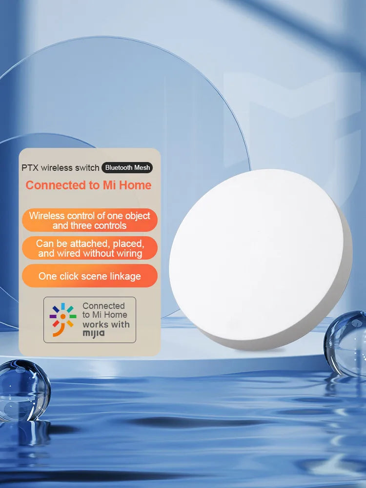 PTX Smart Wireless Switch with Wi-Fi and touch control