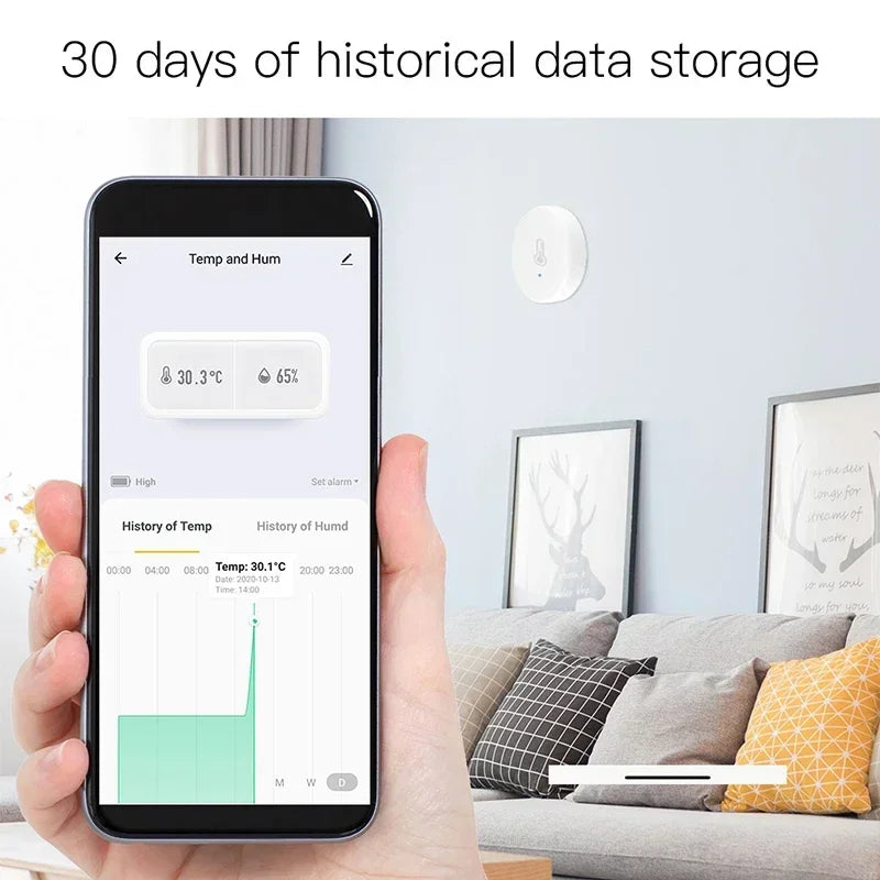 Tuya ZigBee Temp & Humidity Sensor for smart climate control