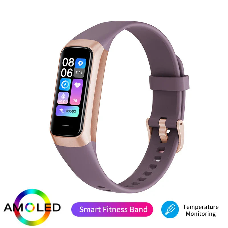 LIGE AMOLED Fitness Smartwatch with heart rate and sleep tracking