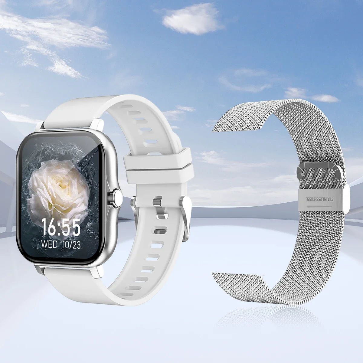 Wireless Calling Fitness Smartwatch with Bluetooth call and fitness tracking