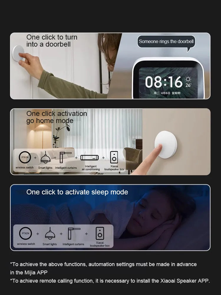 PTX Smart Wireless Switch with Wi-Fi and touch control