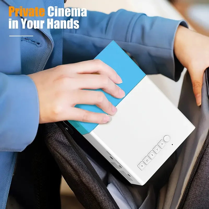 Mini HD Portable Projector for movies, gaming, and presentations