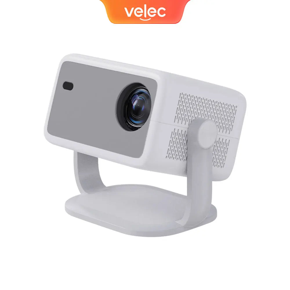 Velec 4K Smart Projector displaying ultra HD visuals for home theater