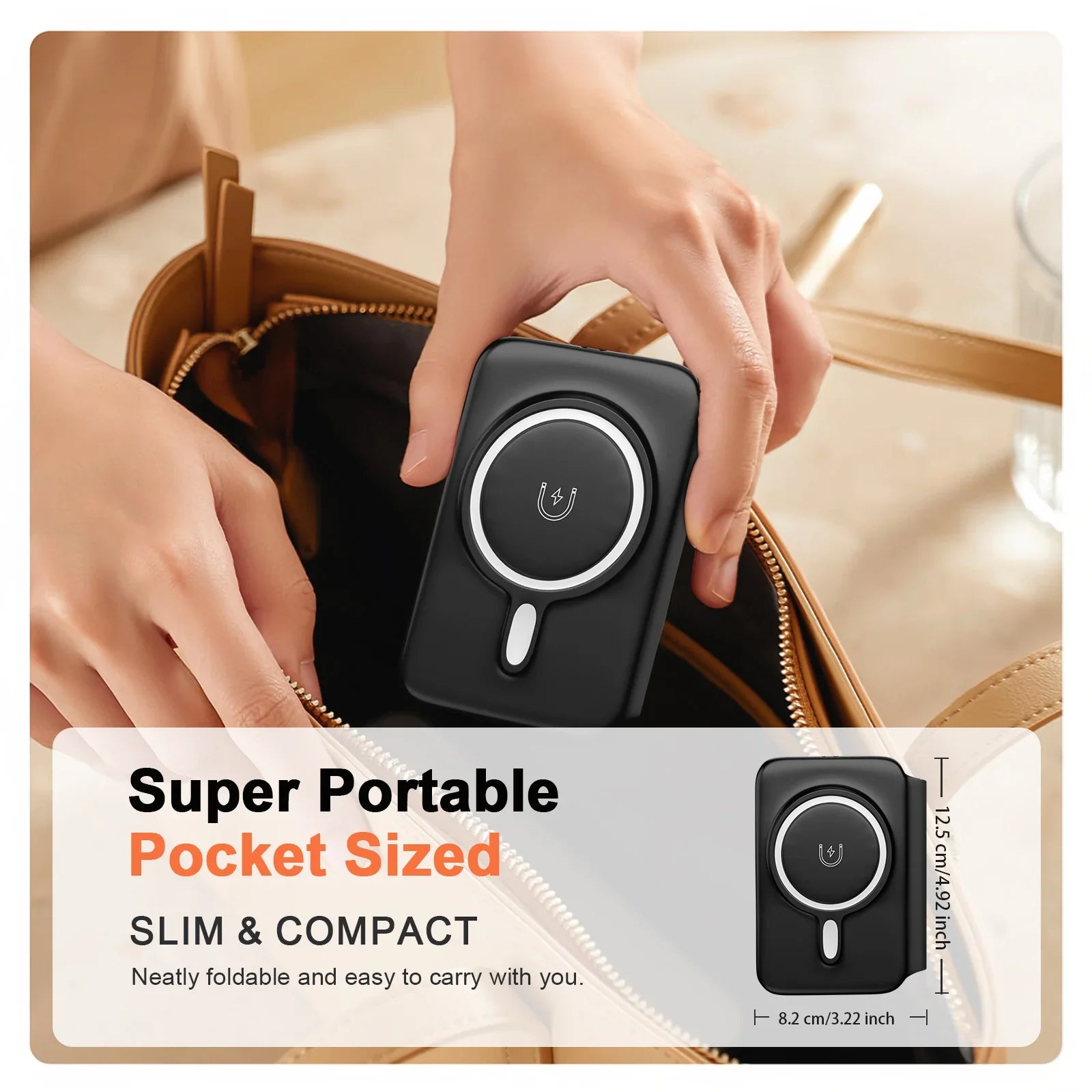 3-in-1 Magnetic Wireless Charger for iPhone, Watch, and AirPods